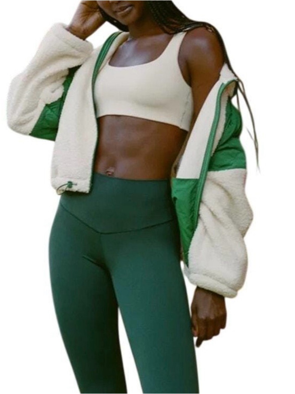 NWT! Offline By Aerie Real Me Xtra 7/8 Legging Regular Rise S green